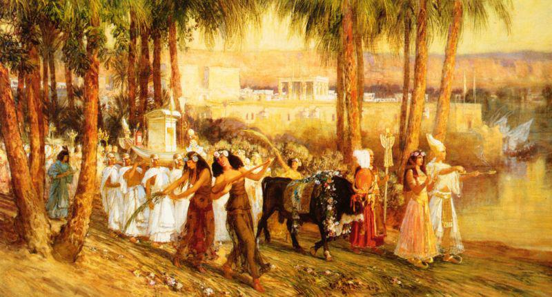 Frederick Arthur Bridgman Procession in Honor of Isis